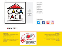 Tablet Screenshot of casafacil.com